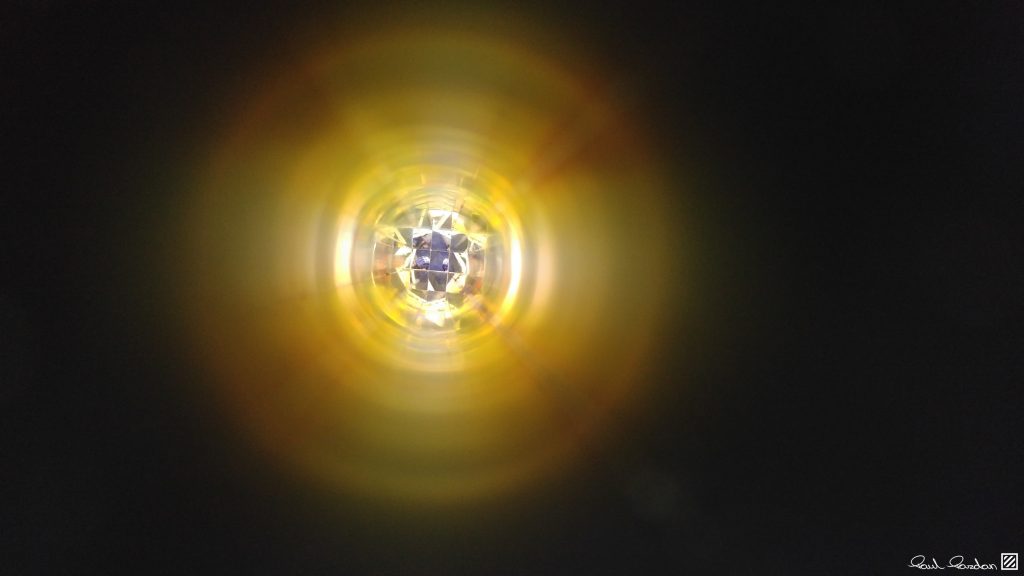 Inside.