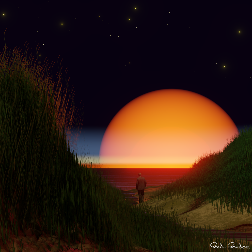 Dying star.