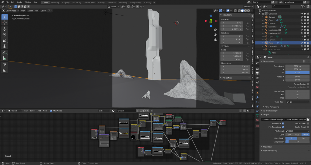 The Dark Tower - workbench Blender.