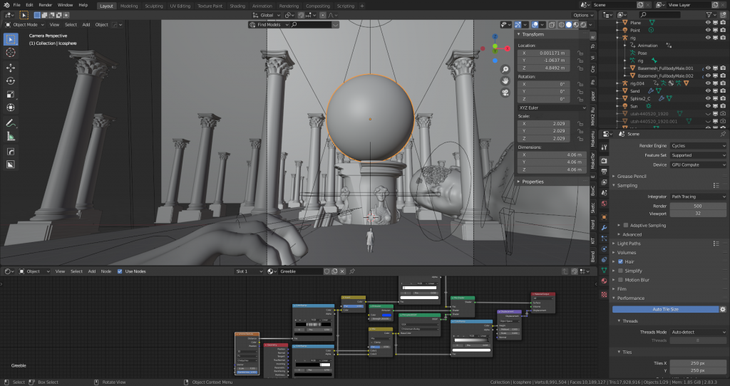 Blender Runner - workbench.