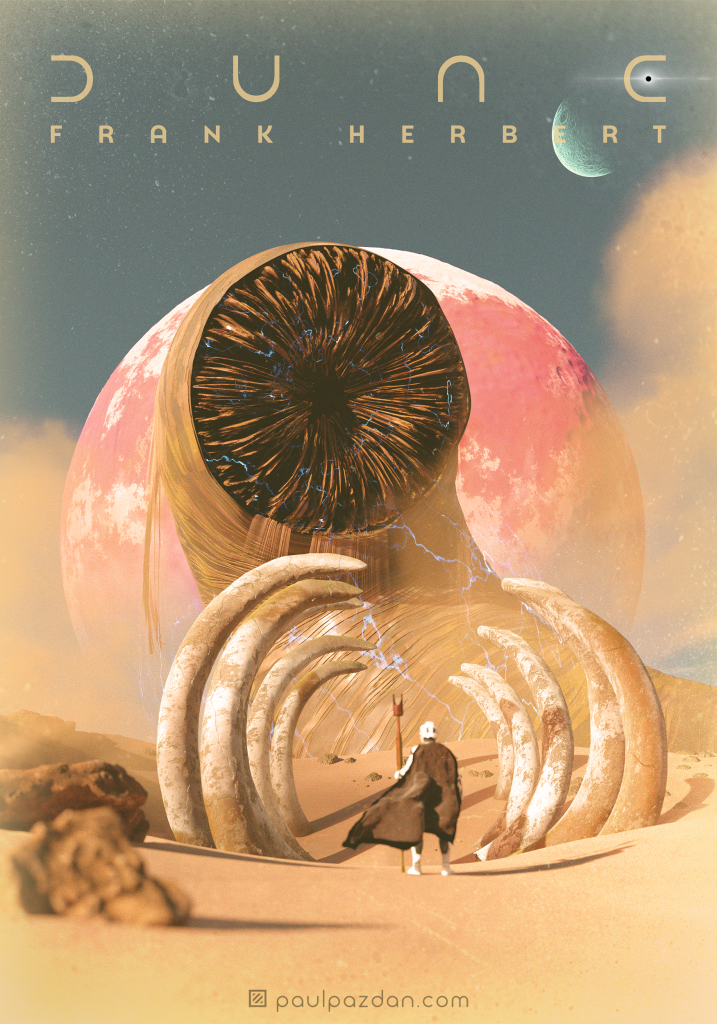 Sandworm - book cover for Dune by Frank Herbert.